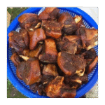Fried goat meat