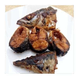 Fried mackerel