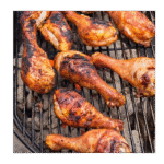Grilled chicken drumstick