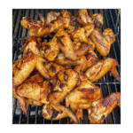 Grilled chicken wings