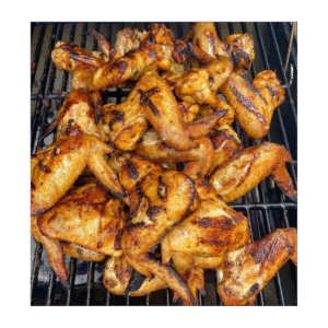 Grilled chicken wings